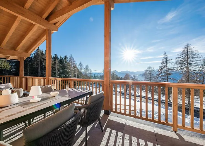 Piz Aich Natur Chalet Panorama
